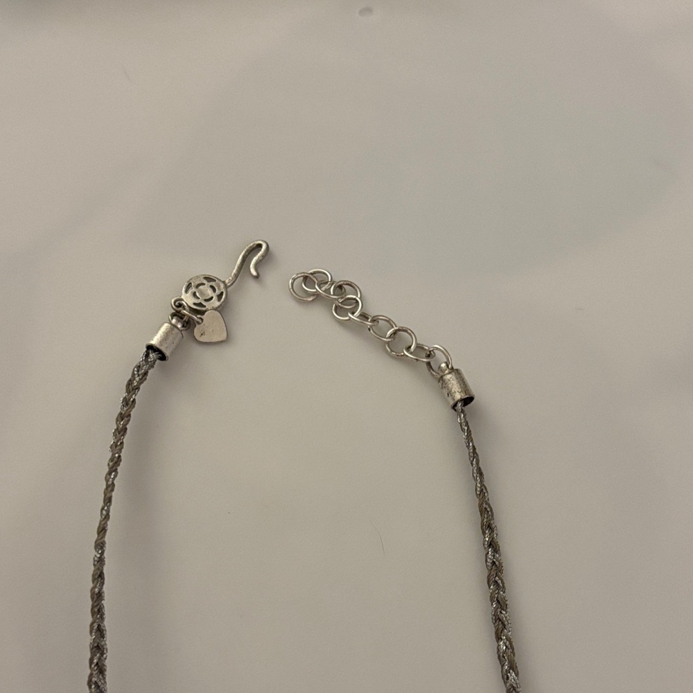 Elegant Silver Statement Necklace - Picture 6 of 6